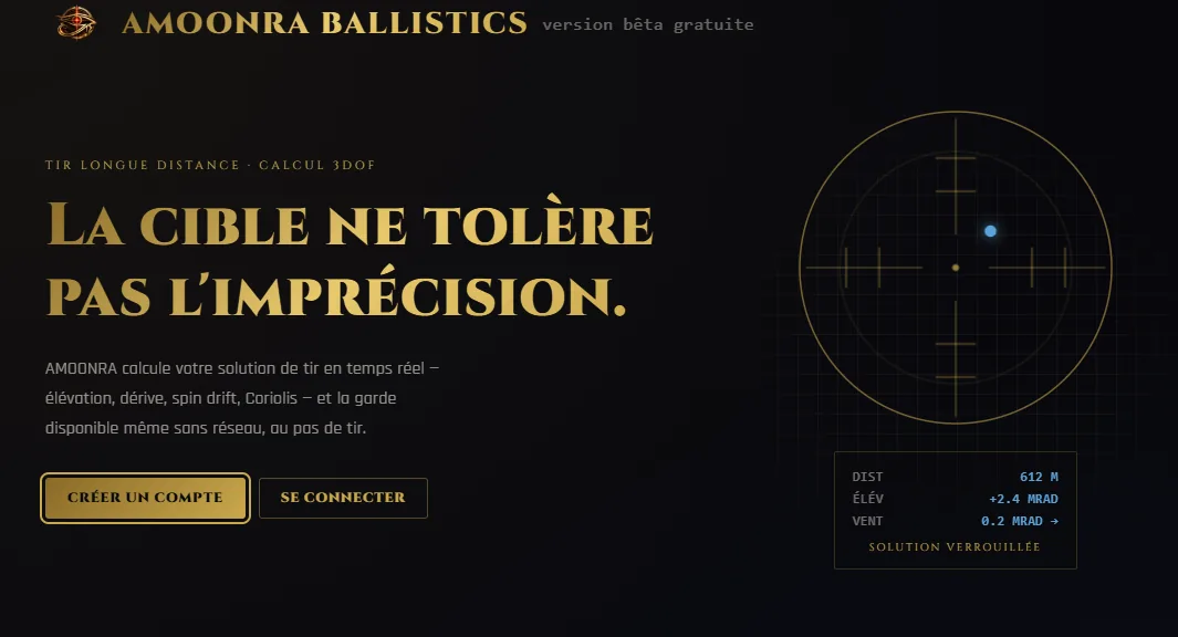 Page d'accueil du site amoonra.fr